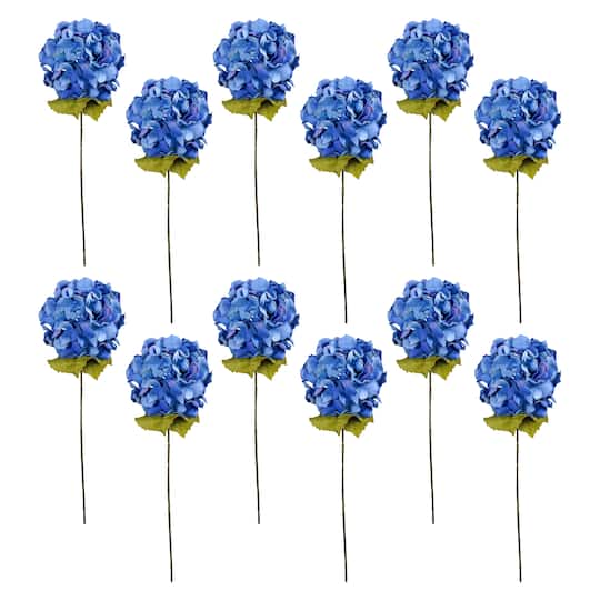12 Pack: Navy Hydrangea Stem by Ashland®